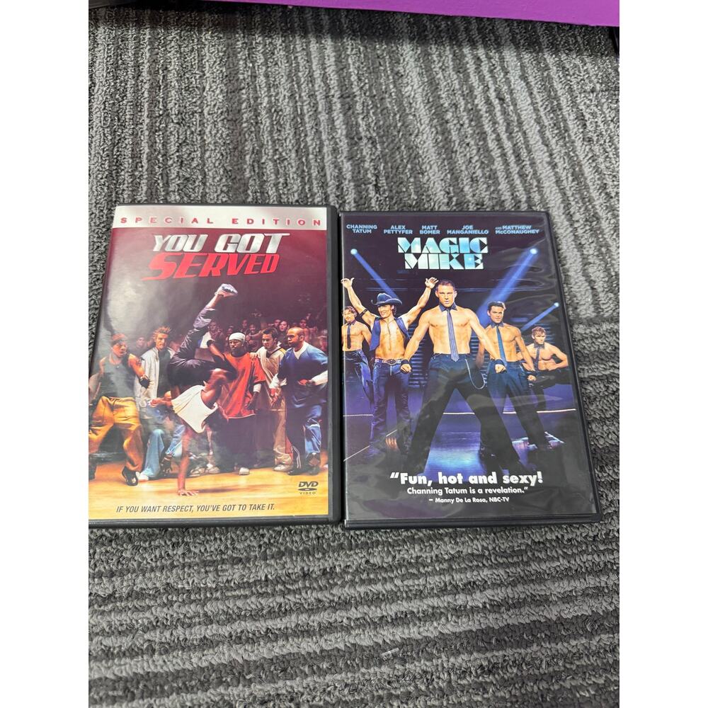 You Got Served & Magic Mike DVD Lot Dance Drama Channing Tatum Hip Hop